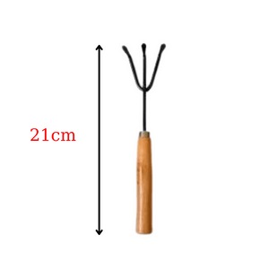 bộ dụng cụ làm vườn 3 món cán gỗ