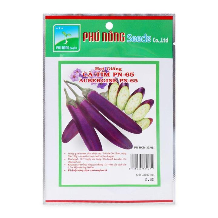 hạt giống cà tím dài pn-65
