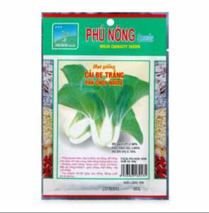 hạt giống cải bẹ trắng pak choy white