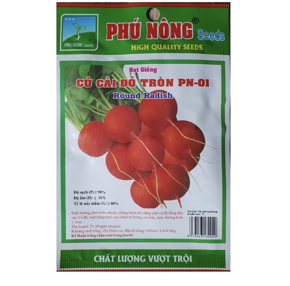 hạt giống củ cải đỏ tròn