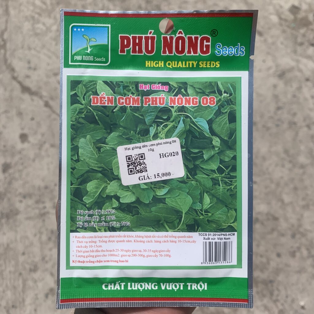 hạt giống rau dền cơm