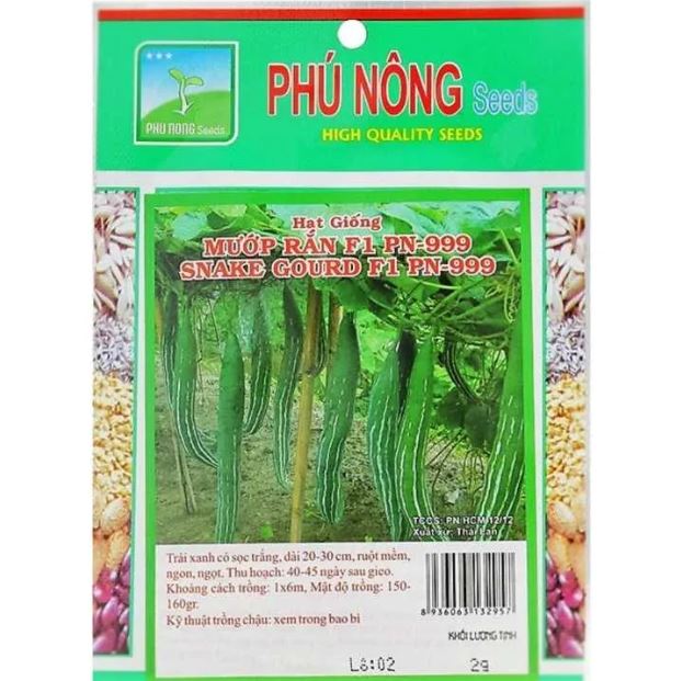 hạt giống mướp rắn f1 pn-999