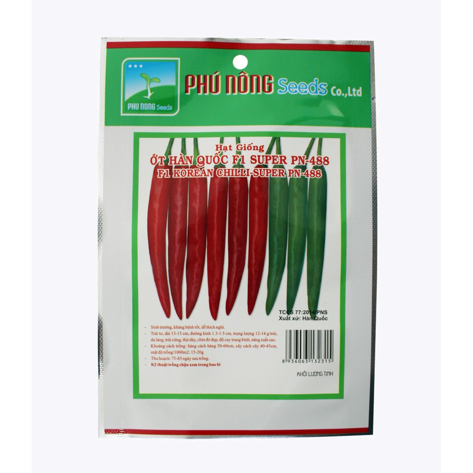 hạt giống ớt hàn quốc