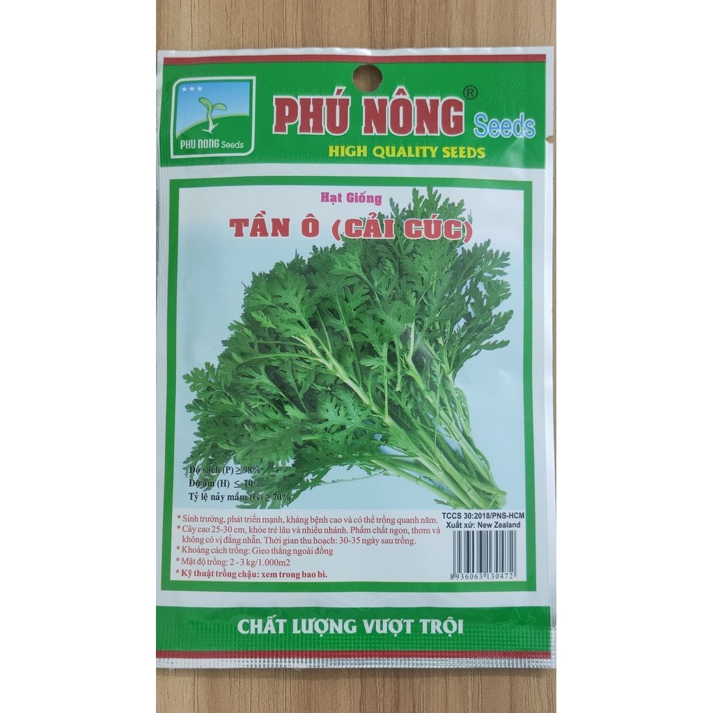 hạt giống tần ô (cải cúc)
