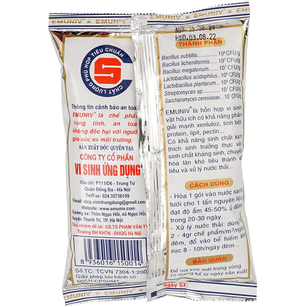 Chế phẩm Emuniv gói 200g