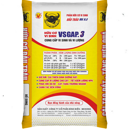 phân hữu cơ vi sinh đầu trâu 10kg