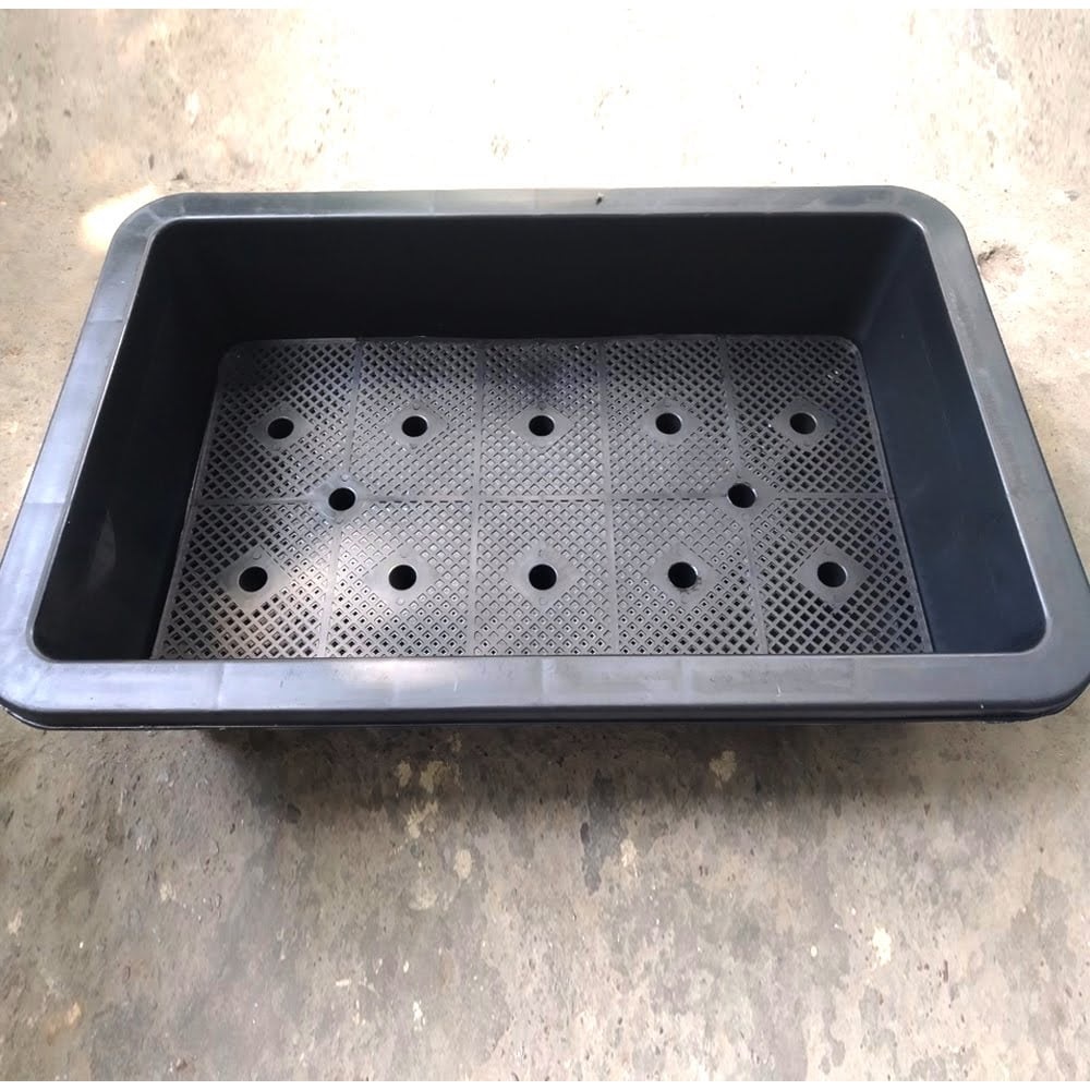 khay trồng rau thông minh 65 đen
