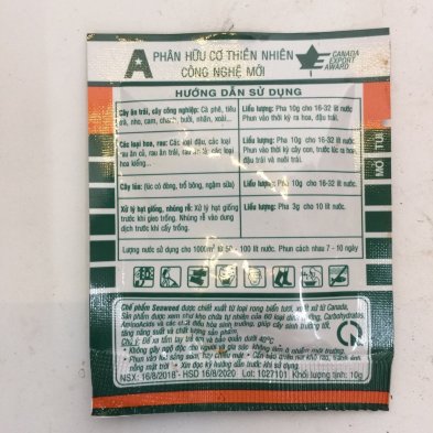 phân bón lá seaweed rong biển 95%