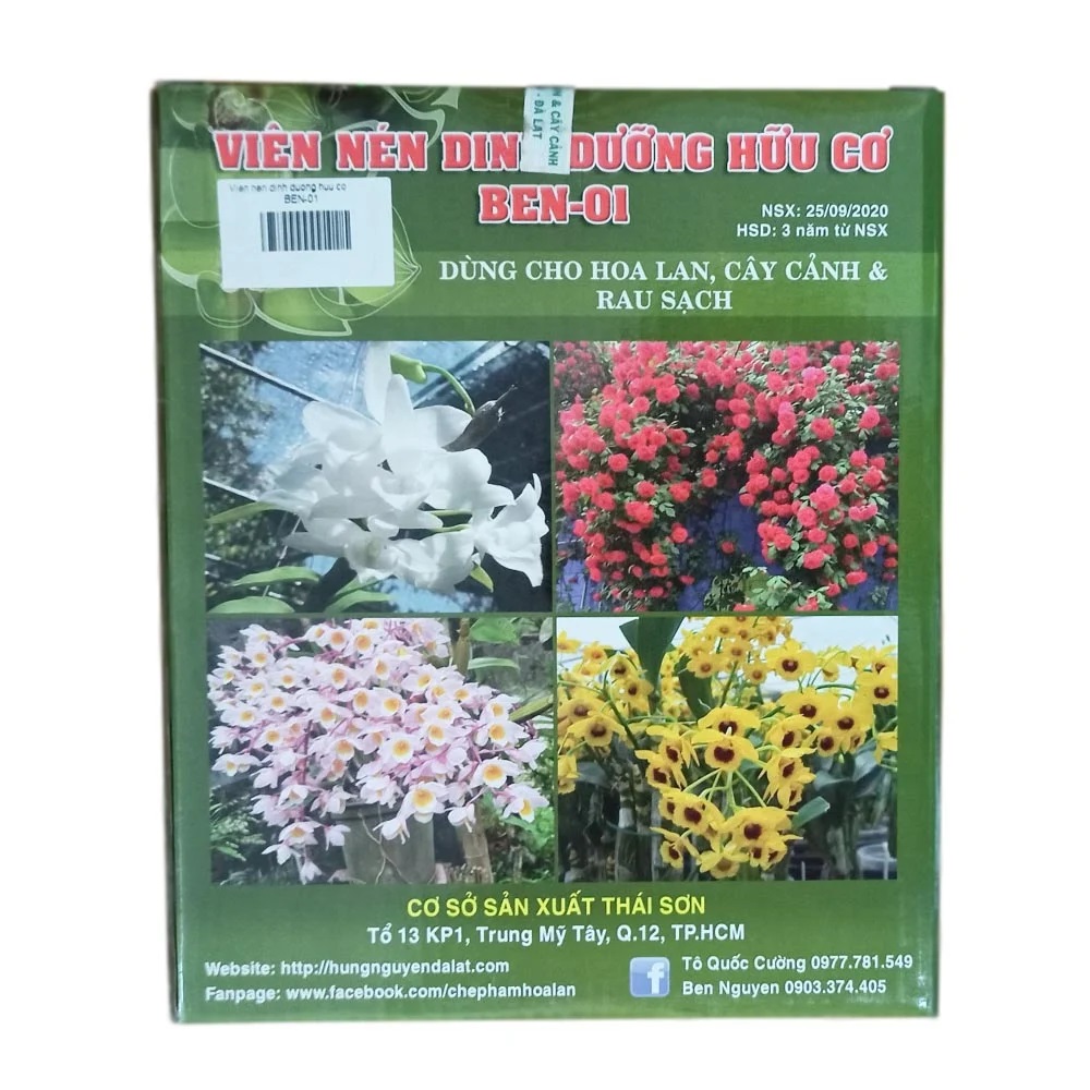 viên nén dinh dưỡng hữu cơ BEN-01 1kg